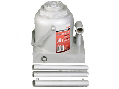 Домкрат гидравлический бутылочный, 50 т, h подъема 236–356 мм// MATRIX MASTER