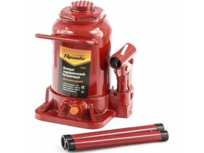 Домкрат гидравлический бутылочный телескопический, 10 т, h подъема 200-460 мм Sparta