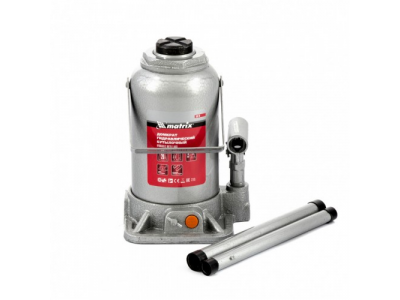 Домкрат гидравлический бутылочный, 20 т, h подъема 244-449 мм Matrix