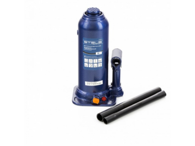 Домкрат гидравлический бутылочный, 8 т, h подъема 222-447 мм Stels