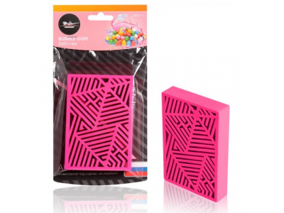 Ароматизатор под сиденье пластик "3D-лабиринт" бабл гам