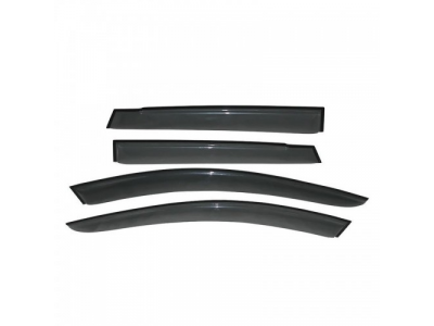 Комплект накладных дефлекторов KIA RIO III 2010 Sd "SVS"