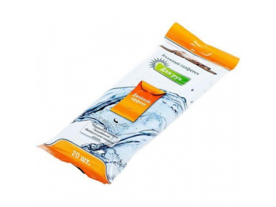 Салфетки влажные AIRLINE для рук (20шт)