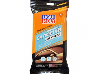 Влажные салфетки для стекол, зеркал и фар Reinigungstucher