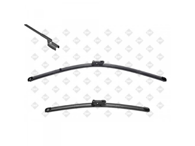 Щетки стеклоочистителя SWF VISIOFLEX,передняя,2 шт., 1K0955429B, 600mm/24", бескаркасная