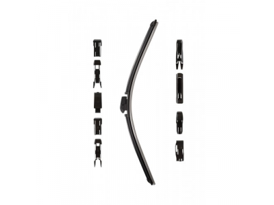 Щетка стеклоочистителя универсальная бескаркасная 650mm,10 адаптеров