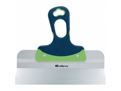 Шпатель фасадный, нержавеющая сталь, 350 мм, двухкомпонентная ручка Сибртех