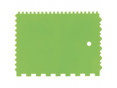 Шпатель для клея, пластмассовый, 130 х 170 мм, зубчатый Сибртех