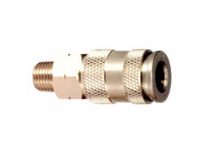 Пневморазъём металлический 1/4" внеш. резьба