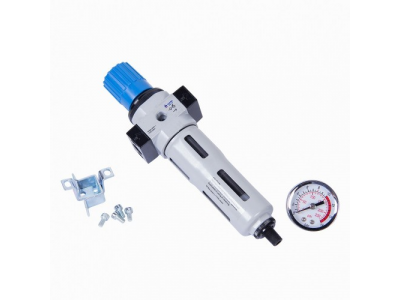 Фильтр влагоотделитель с редуктором 1/4", 16 бар, МАСТАК