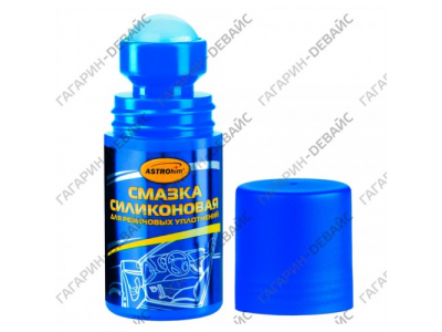 Смазка силиконовая, флакон с роликом "Astrohim" Ас-464, 50 мл /24
