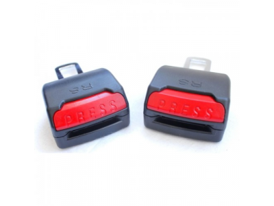 Пряжка ремня безопасности большая с замком (черная) (1шт.)