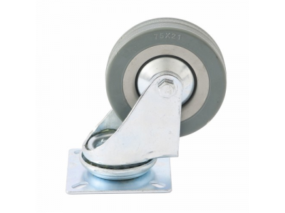 Колесо поворотное d-50 мм., крепление платформенное СИБРТЕХ