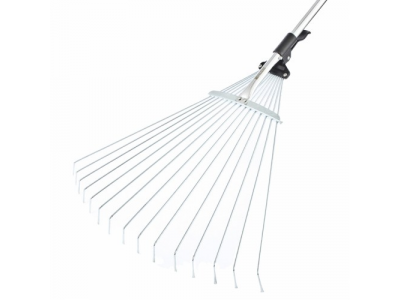 Грабли веерные 15-зубые, алюминиевый черенок 1600 мм, раздвижные PALISAD