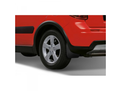 Брызговики задние SUZUKI SX4 03/2007-> (с расширителем арок), (полиуретан)