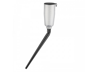 Воронка с изогнутым сливом, полипропиленовая