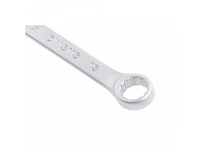 Ключ комбинированный, 13 мм, CrV, матовый хром// MATRIX