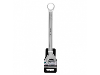 Ключ комбинированный, 21 мм, CrV, матовый хром Stels