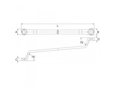 Ключ накидной 10х11мм