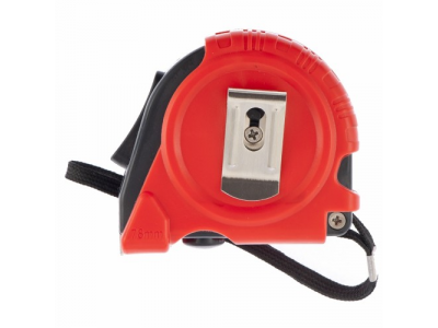 Рулетка Rubber, 5 м х 19 мм, обрезиненный корпус// MATRIX