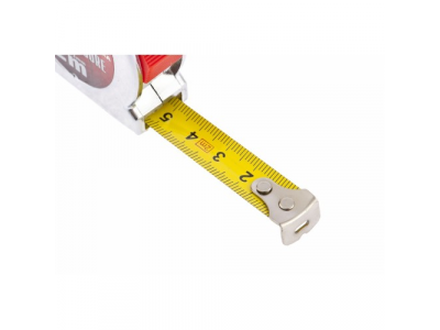 Рулетка Chrom, 2 м x 13 мм, хромированный корпус// MATRIX