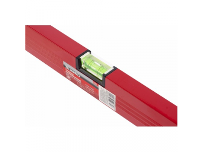 Уровень алюминиевый, 800 мм, 3 глазка, красный, линейка// MATRIX