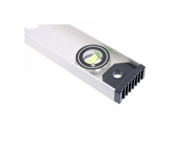 Уровень алюминиевый "Рельс", 800 мм, 3 глазка (1 поворотный)// MATRIX