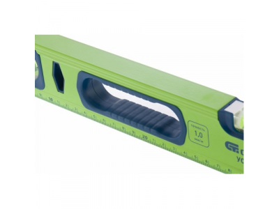 Уровень алюминиевый УС-1,0-1000, фрезерованный, 3 глазка, рукоятки, 1000 мм СИБРТЕХ