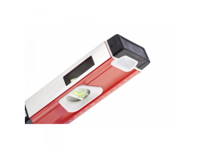 Уровень алюминиевый, магнит., фрезерованный, 3 глазка (1 зеркал.), 400 мм MATRIX