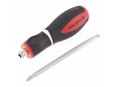 Отвертка комбинированная, SL6,0 / Ph2, CrМо, двухкомп. рукоятка// MATRIX MASTER