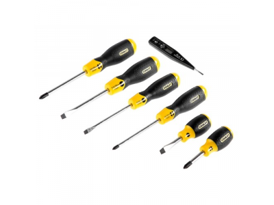 Набор отверток, 7 шт. Stanley Cushion grip 0-65-009