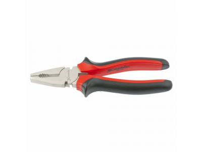 Плоскогубцы NICKEL, 200 мм, никелированные, двухкомпонентные рукоятки// MATRIX