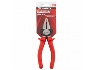 Плоскогубцы Econom, 180 мм, шлифованные, пластмассовые рукоятки// MATRIX