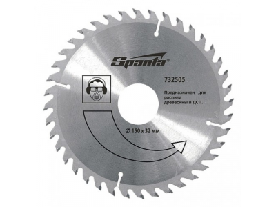 Пильный диск по дереву, 180 х 22мм, 40 зубьев SPARTA