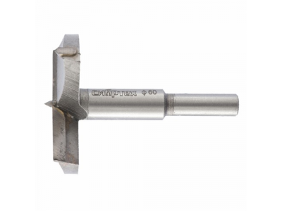 Сверло Форстнера по дереву, 60 мм., цилиндрический хвостовик СИБРТЕХ