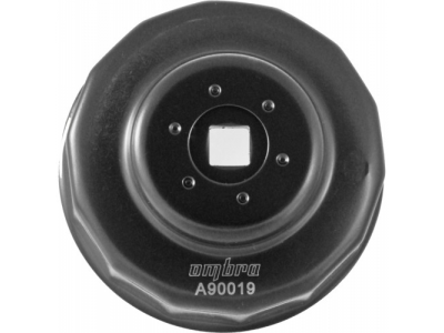 Съемник масляных фильтров чашка 76/14 черный, Ombra A90019