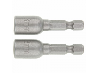 Биты с торцевыми головками 8 мм - 45 мм, 2 шт//MATRIX