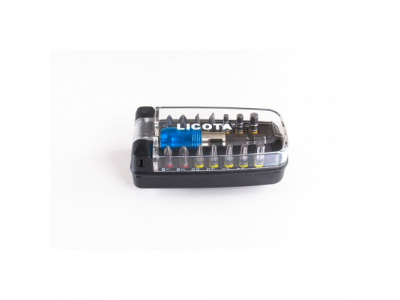 Набор торсионных бит 1/4" с магнитным держателем 15 пр.