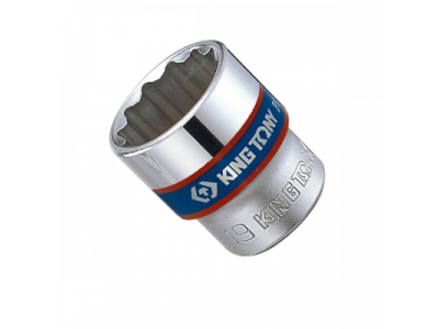 Головка торцевая стандартная двенадцатигранная 3/8", 17 мм, KING TONY