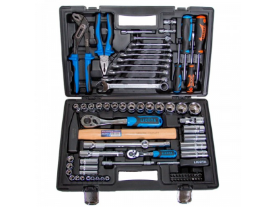 Набор инструмента 1/4" и 1/2" 6гр. 81 предмет