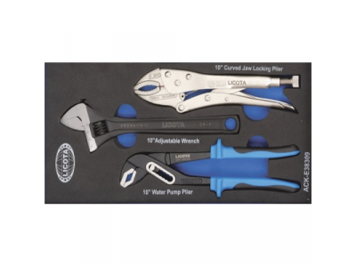 Набор ручные тиски, переставные клещи, разводной ключ EVA