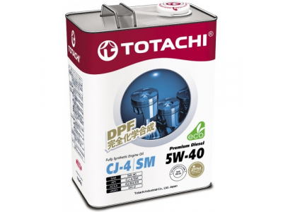Масло моторное TOTACHI Premium Diesel CJ-4/SM Синтетика 5W40 4л