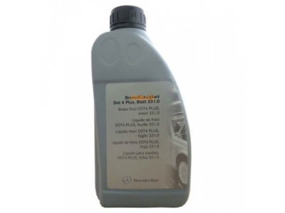 MERCEDES-BENZ DOT4 Plus (1л) тормозная жидкость MB 331.0
