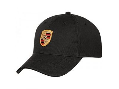 Бейсболка Porsche Crest cap black, артикул WAP0800050C