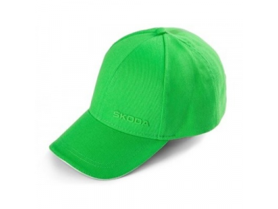 Бейсболка Skoda Baseball Cap Logo, Green/Green