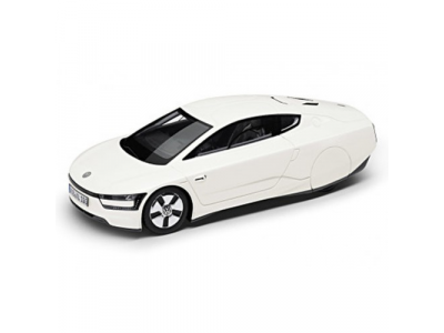 Модель автомобиля Volkswagen XL1, Scale 1:43, Oryx White, артикул 6Z30993000K1