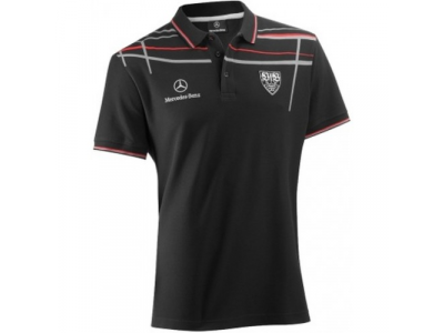 Мужская футболка-поло Mercedes T-Shirt Herren Black, артикул B66953835