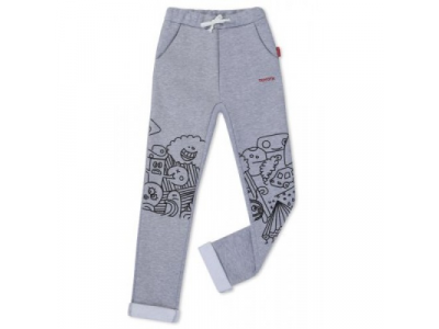 Детские штаны для мальчиков Toyota Boys Pants, Grey Melange, артикул TMDR23B128