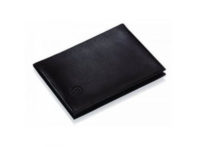 Кожаный футляр для автодокументов Volkswagen Document Leather Case Black, артикул 000087404C