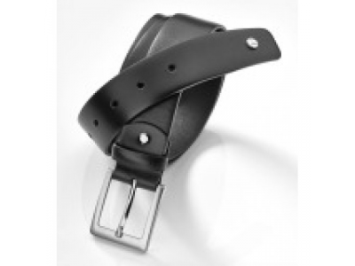 Мужской кожаный ремень Mercedes-Benz Men’s Belt, Business, Black, Calfskin, артикул B66953047